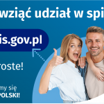 Infografika o trwającym spisie powszechnym ludności