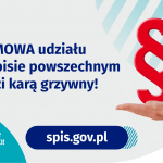 Grafika – Grzywna za brak udziału w spisie